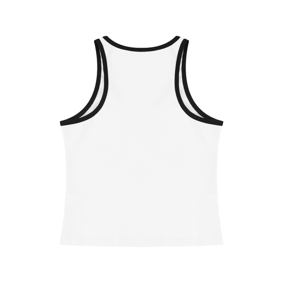 Women's Color Block Cropped Tank Top by ODMPOD