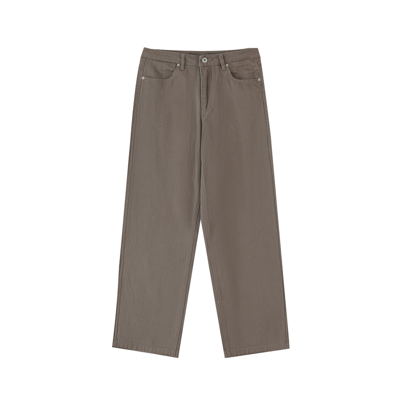 Heavyweight Cotton Straight-Leg Pants by ODMPOD