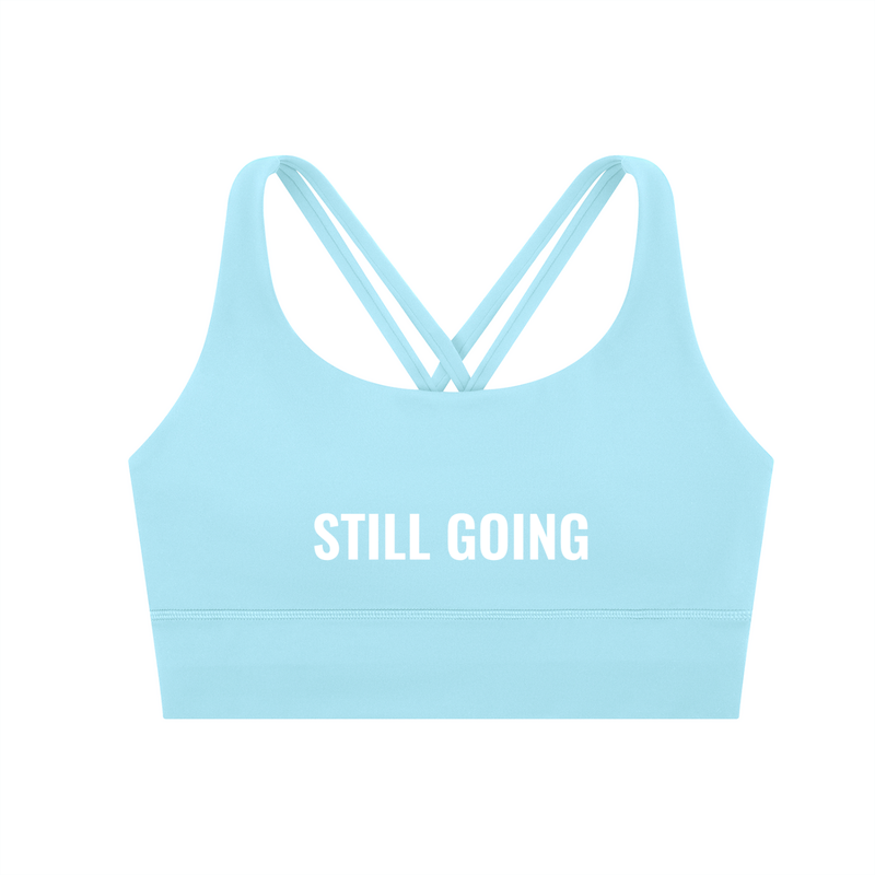 Strappy Criss-Cross Sports Bra by ODMPOD