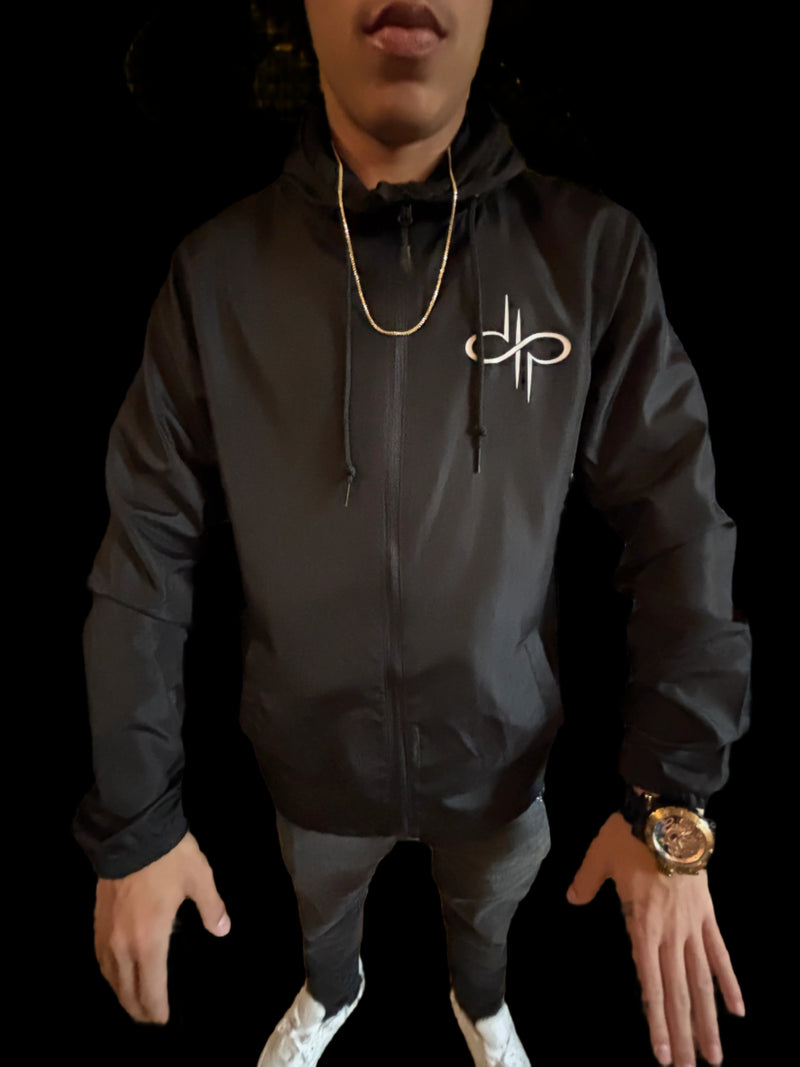 "WORDS HAVE POWER" lightweight zip up windbreaker by STILL GOING SHOP