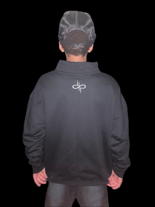 "WORDS HAVE POWER" Half-zip Sweatshirt by PODpartner