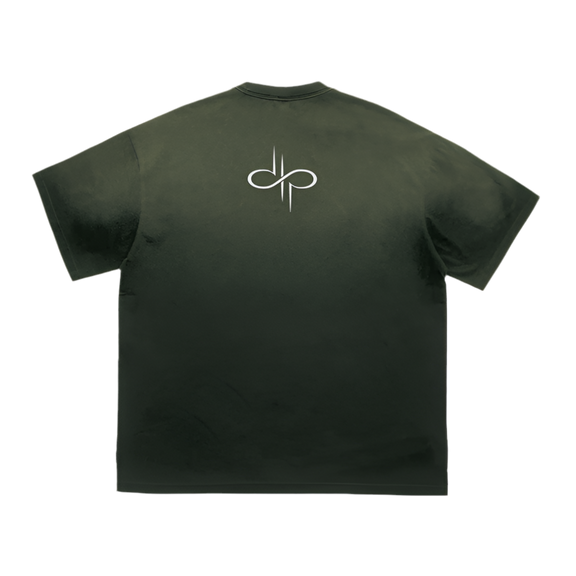 Tiger Stripes Dyed Gradient T-Shirt by ODMPOD