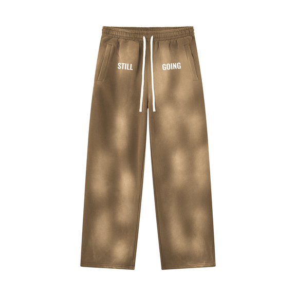 Sunfade Wide Leg Fleece Sweatpants by ODMPOD