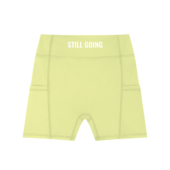 Women's High-Waisted Pocket Biker Shorts by ODMPOD