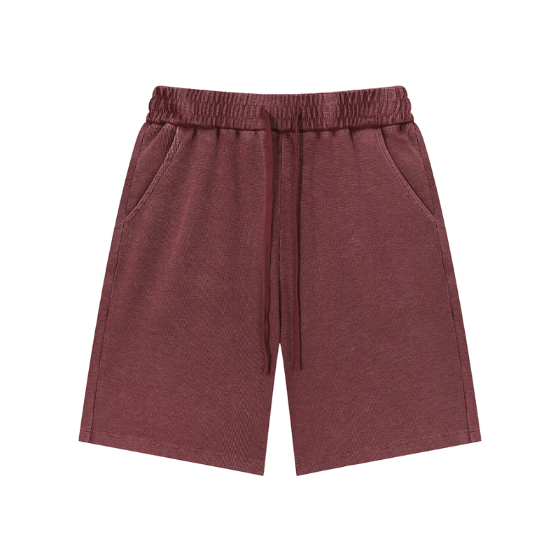 Mineral Wash Waffle Knit Shorts by ODMPOD