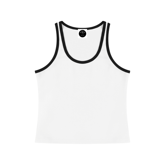 Women's Color Block Cropped Tank Top by ODMPOD