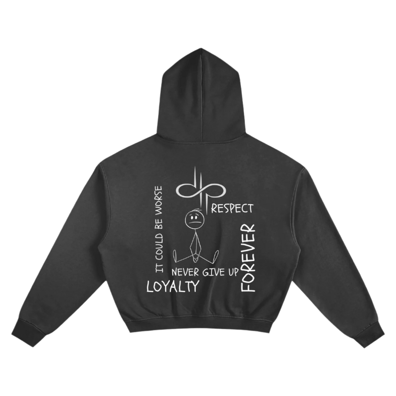 "WORDS HAVE POWER" Boxy Hoodie by ODMPOD
