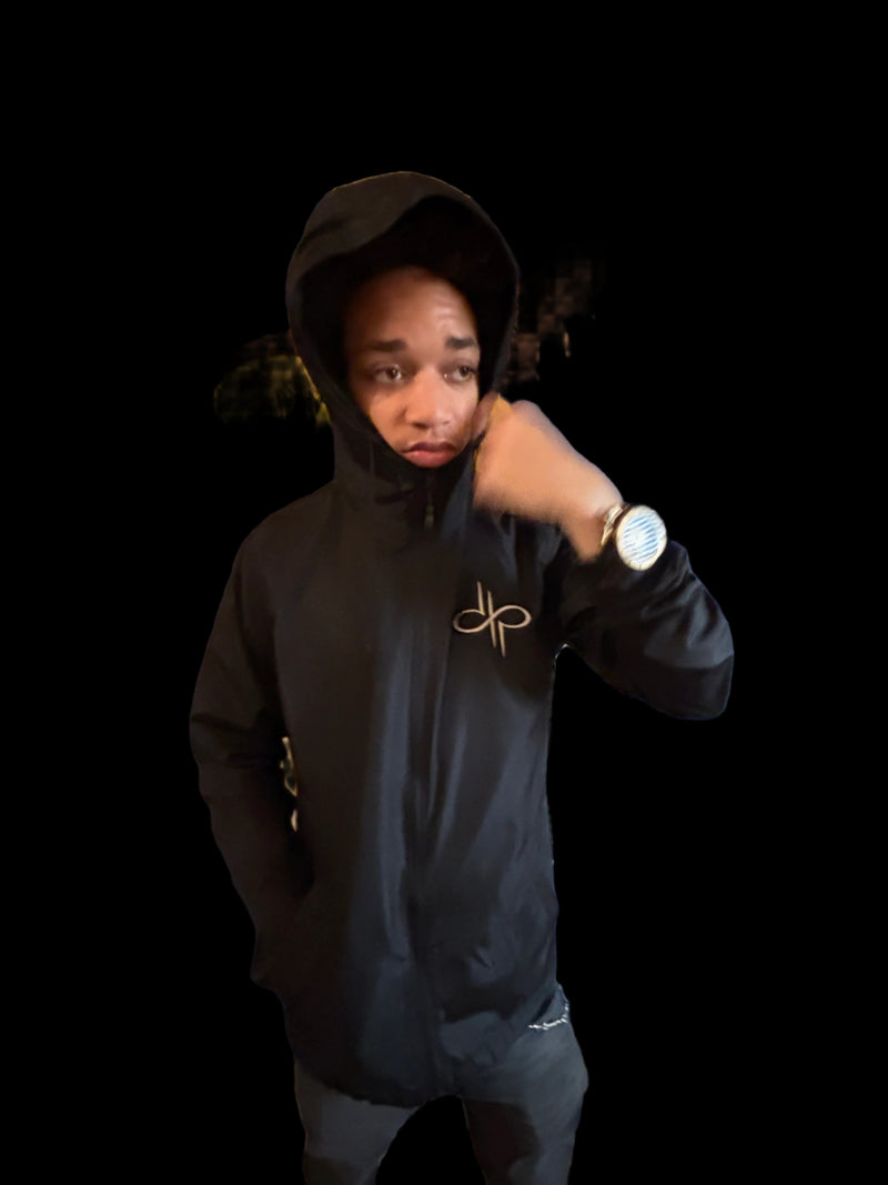"WORDS HAVE POWER" lightweight zip up windbreaker by STILL GOING SHOP