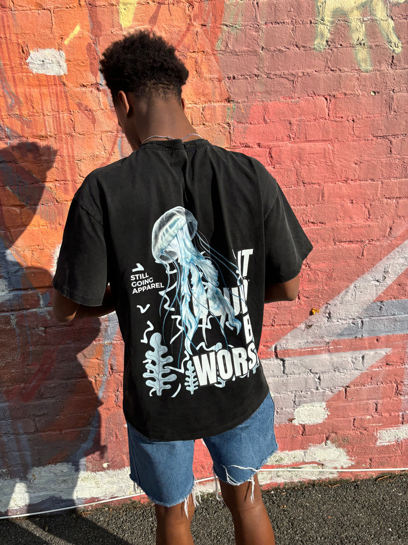 Vintage Washed T-Shirt "OCEAN" by ODMPOD