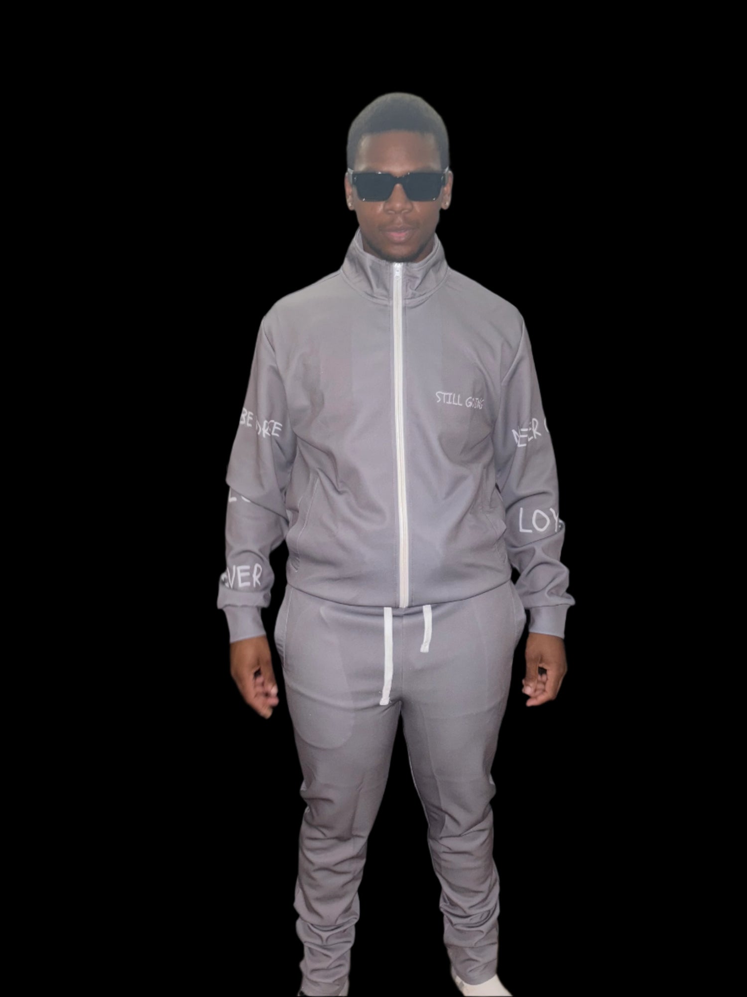 "WORDS HAVE POWER" Tracksuit grey by Subliminator