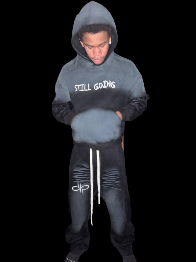 "WORDS HAVE POWER" Sunfade Boxy Hoodie by ODMPOD