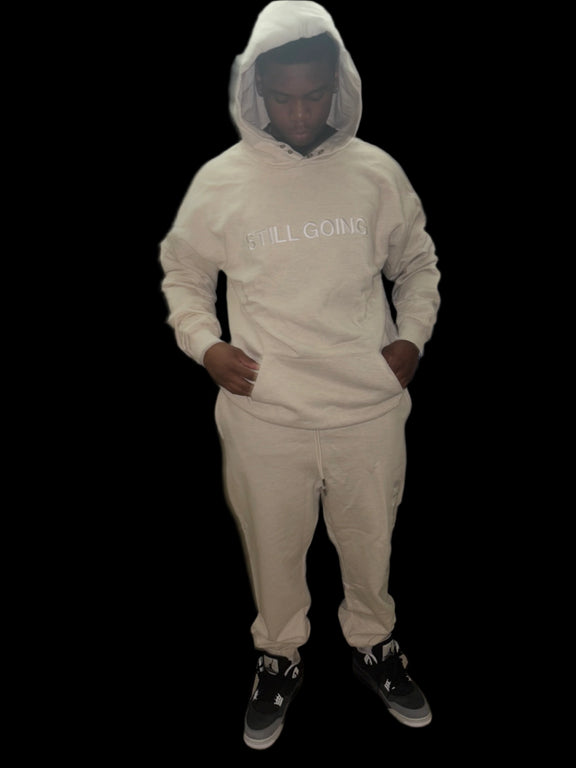 "WORDS HAVE POWER" Fleece-lined sweatsuit by PODpartner