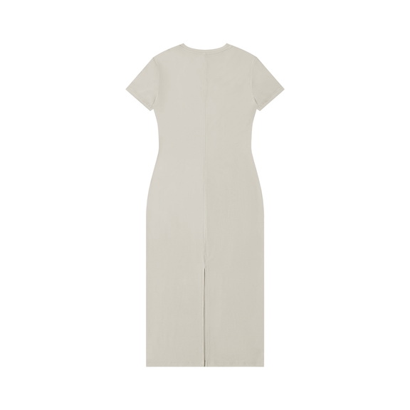 Women's V-Neck Short Sleeve Maxi Dress by ODMPOD
