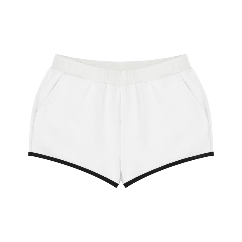 Women's Retro Contrast Binding Shorts by ODMPOD
