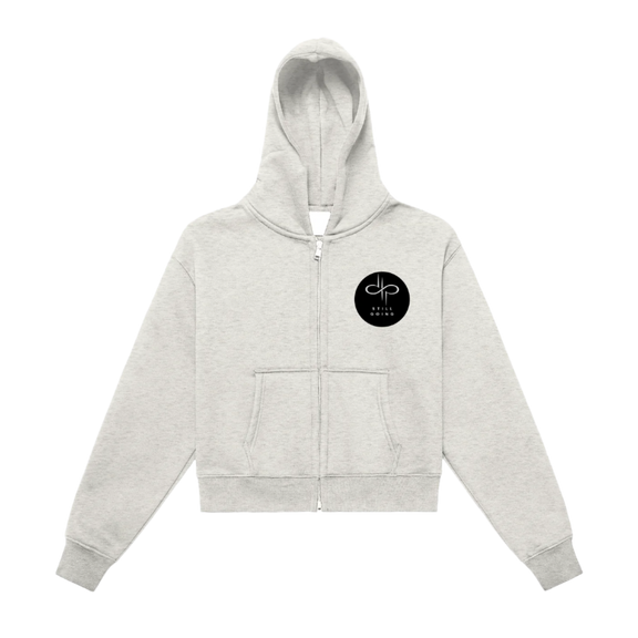 "WORDS HAVE POWER" Women's Cropped Hoodie by ODMPOD
