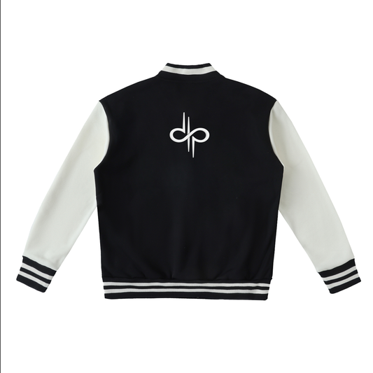 Two-Tone Fleeced Varsity Jacket by ODMPOD