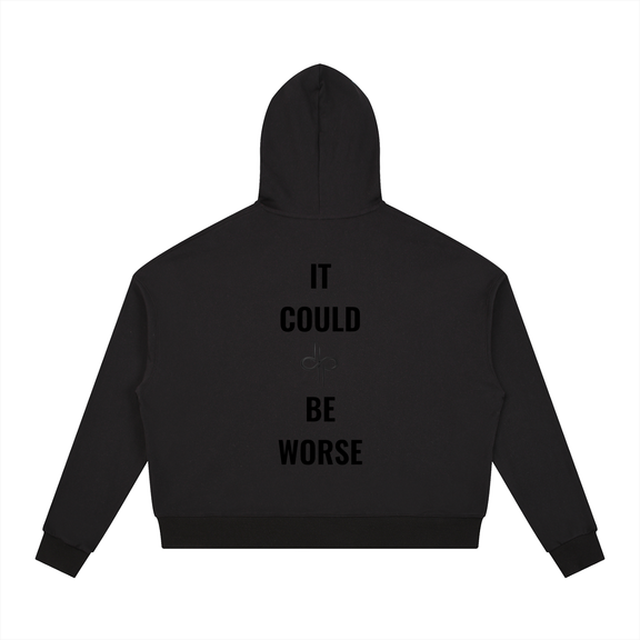 Contrast Drawstring Hoodie by ODMPOD