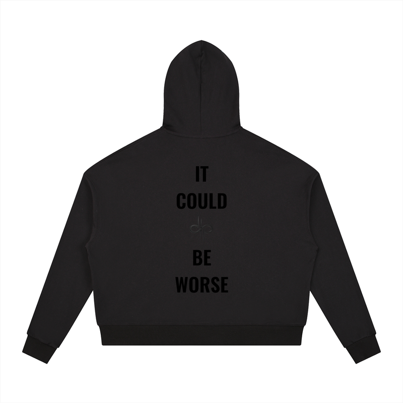 Contrast Drawstring Hoodie by ODMPOD