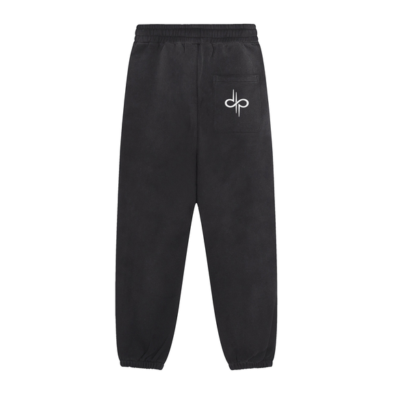 Sun Fade Contrast Tape Fleece Jogged Sweatpants by ODMPOD