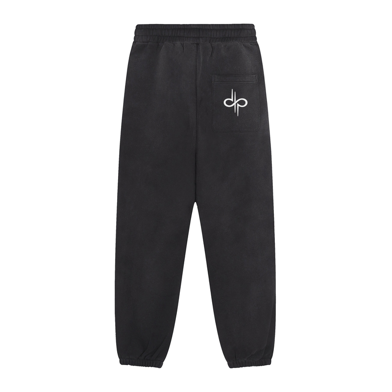 Sun Fade Contrast Tape Fleece Jogged Sweatpants by ODMPOD