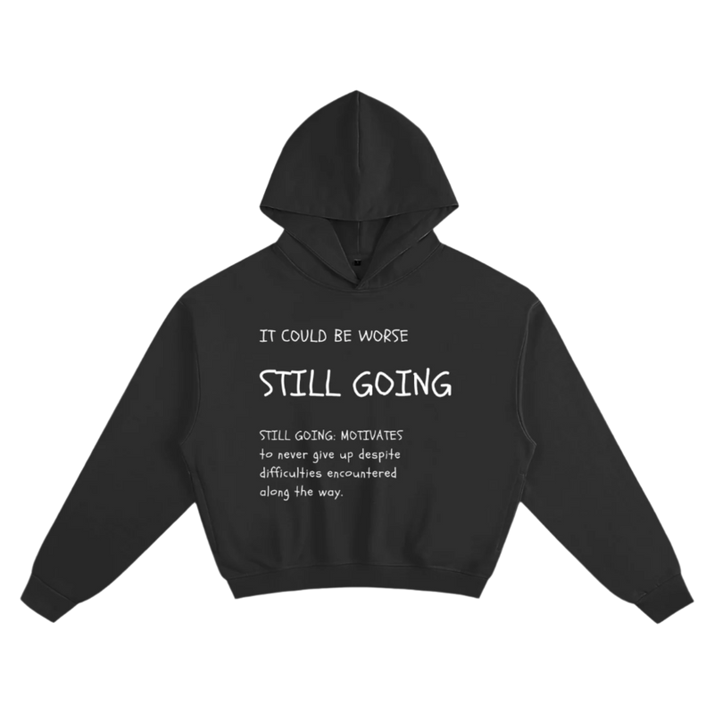 "WORDS HAVE POWER" Boxy Hoodie by ODMPOD