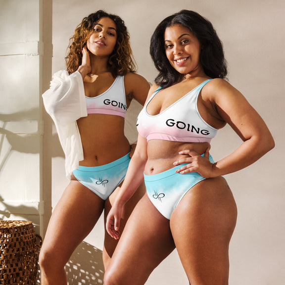 high-waisted bikini by STILL GOING SHOP