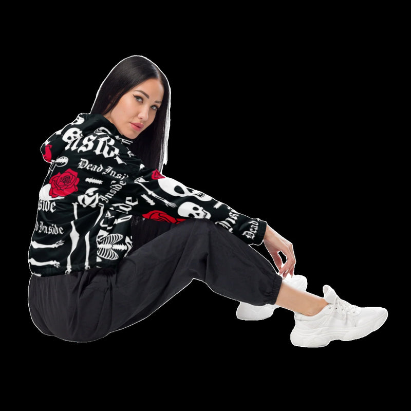 Women’s cropped windbreaker by STILL GOING SHOP