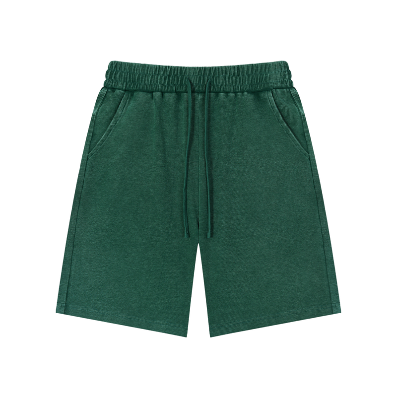 Mineral Wash Waffle Knit Shorts by ODMPOD