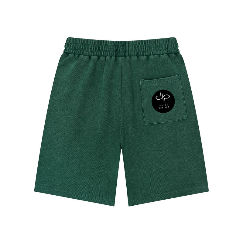 Mineral Wash Waffle Knit Shorts by ODMPOD