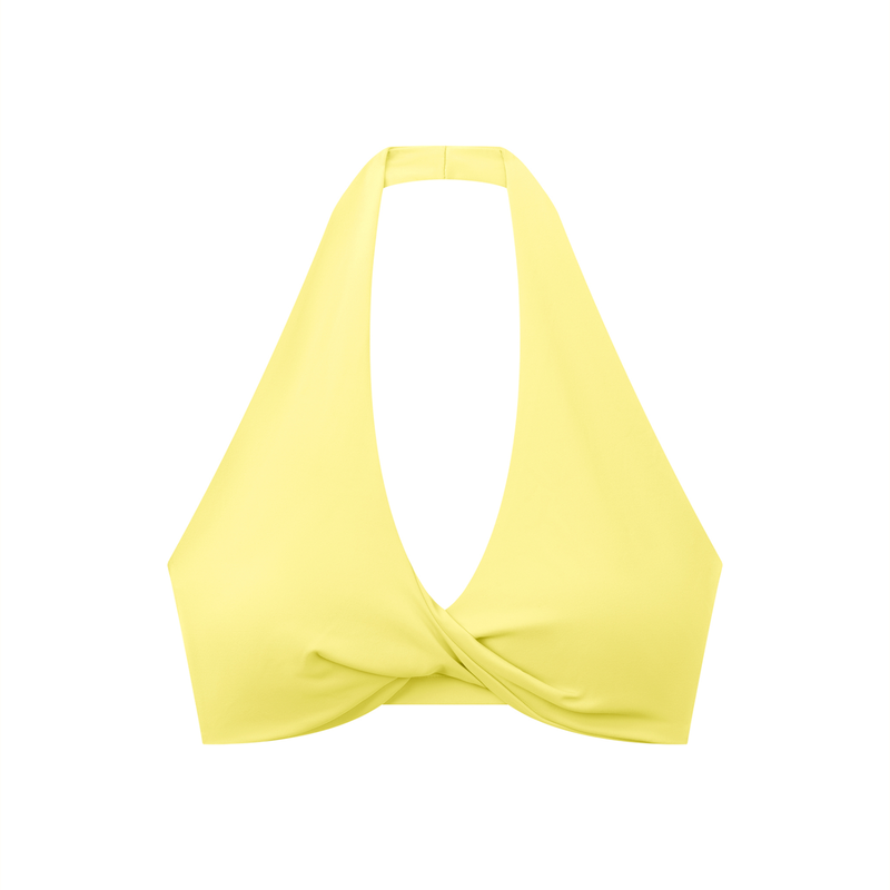 Women's Pleated Halter Sports Bra by ODMPOD