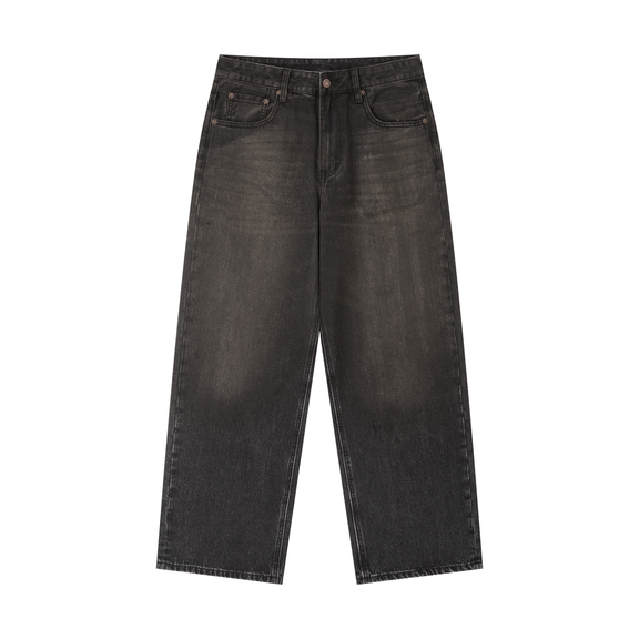 Vintage Wash Heavyweight Denim Jeans by ODMPOD
