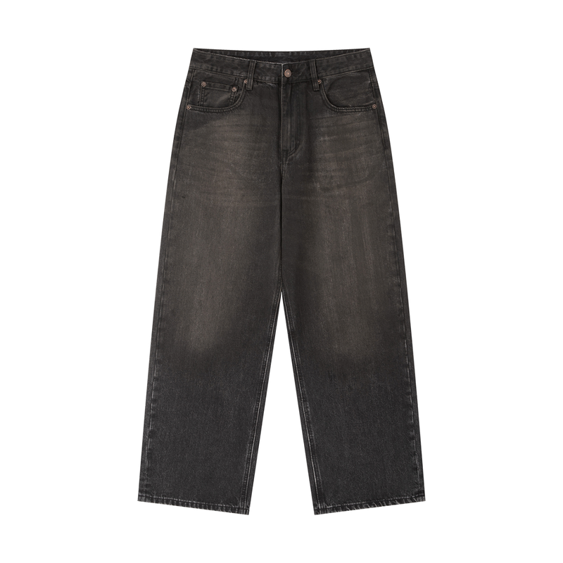 Vintage Wash Heavyweight Denim Jeans by ODMPOD