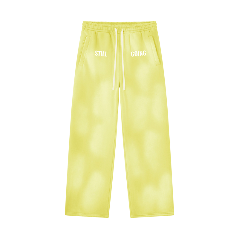 Sunfade Wide Leg Fleece Sweatpants by ODMPOD