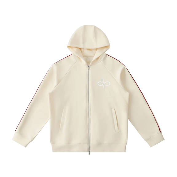 Heavyweight Raglan Sleeve Zip Hoodie by ODMPOD