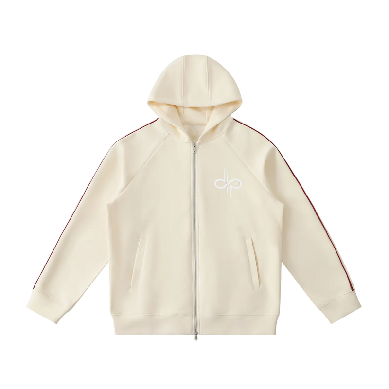 Heavyweight Raglan Sleeve Zip Hoodie by ODMPOD