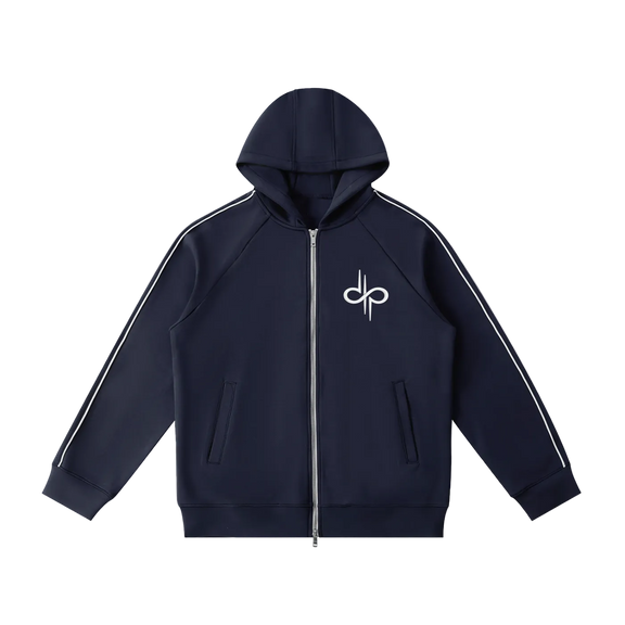 Heavyweight Raglan Sleeve Zip Hoodie by ODMPOD