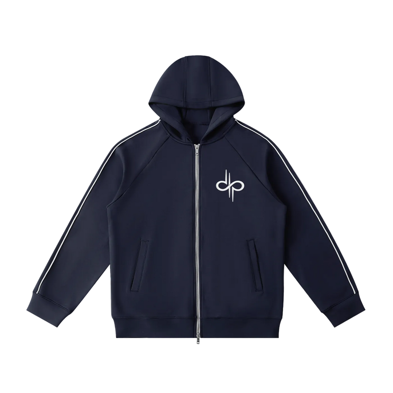 Heavyweight Raglan Sleeve Zip Hoodie by ODMPOD