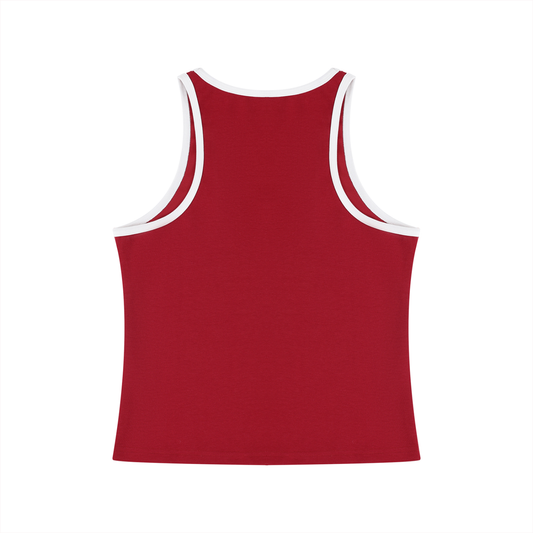 Women's Color Block Cropped Tank Top by ODMPOD