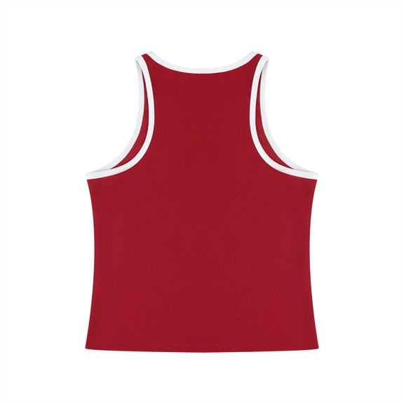 Women's Color Block Cropped Tank Top by ODMPOD