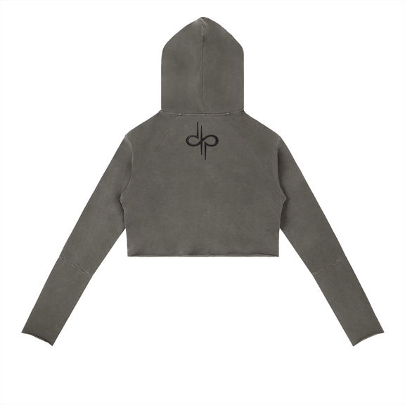 Vintage Washed Raw Edge Hoodie by ODMPOD