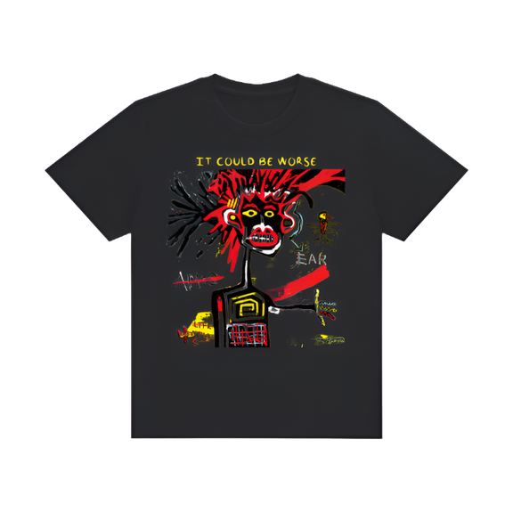 Cotton T-Shirt "CRAZY" by ODMPOD