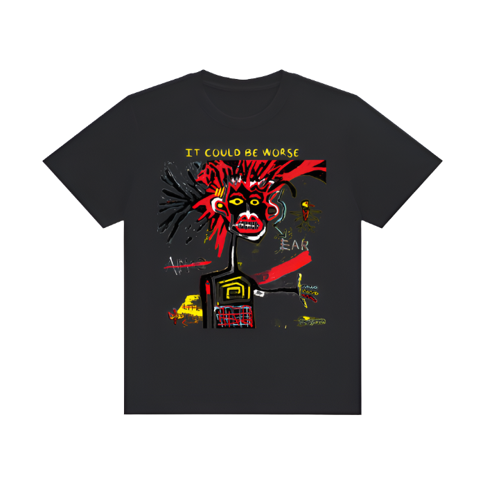 Cotton T-Shirt "CRAZY" by ODMPOD