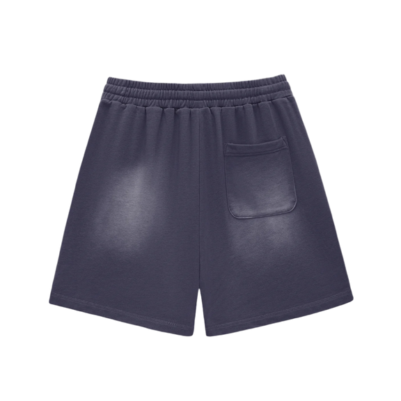 "limited edition" Sun Fade Raw Edge Cotton Shorts by ODMPOD