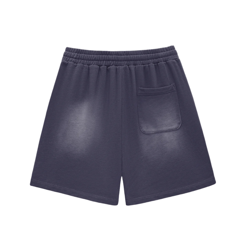 "limited edition" Sun Fade Raw Edge Cotton Shorts by ODMPOD