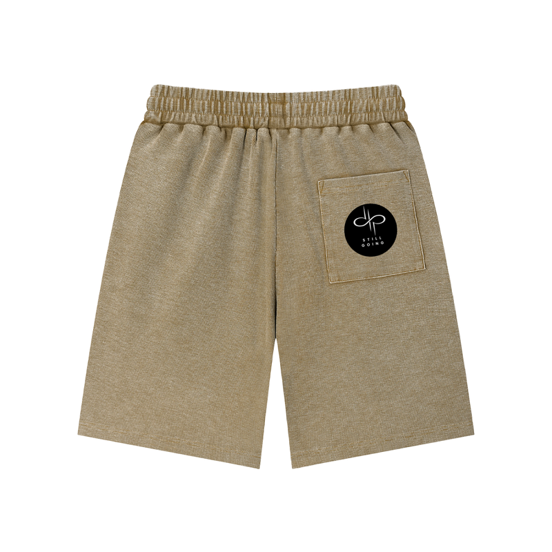 Mineral Wash Waffle Knit Shorts by ODMPOD