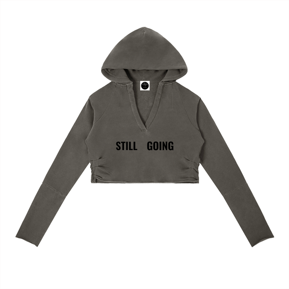 Vintage Washed Raw Edge Hoodie by ODMPOD
