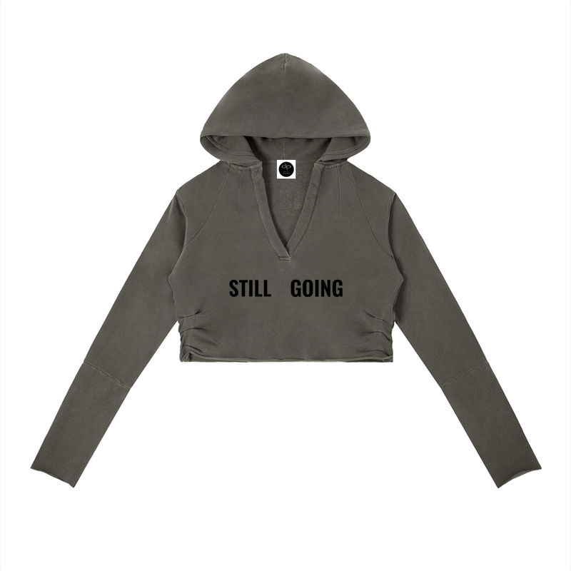Vintage Washed Raw Edge Hoodie by ODMPOD