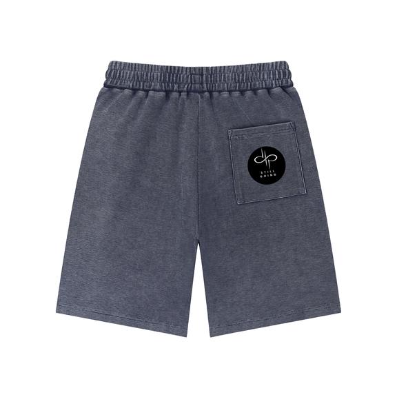 Mineral Wash Waffle Knit Shorts by ODMPOD
