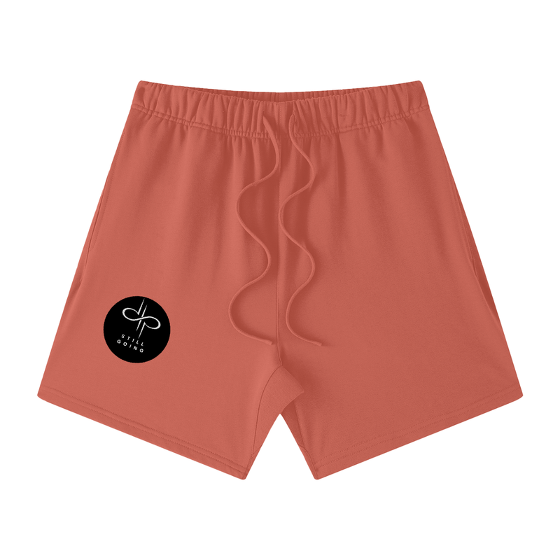 Heavyweight Earth Tone Loose Fit Cotton Shorts by ODMPOD