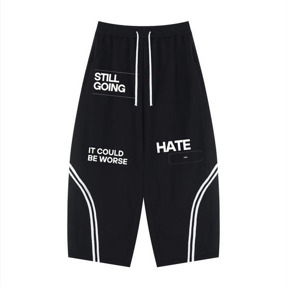Wide Leg Piping Sweatpants by ODMPOD